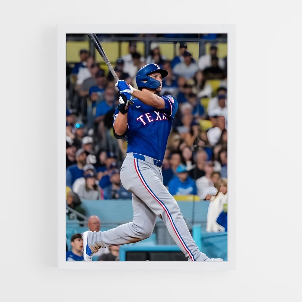 Poster Corey de seager – affiche Baseball (vue 3)